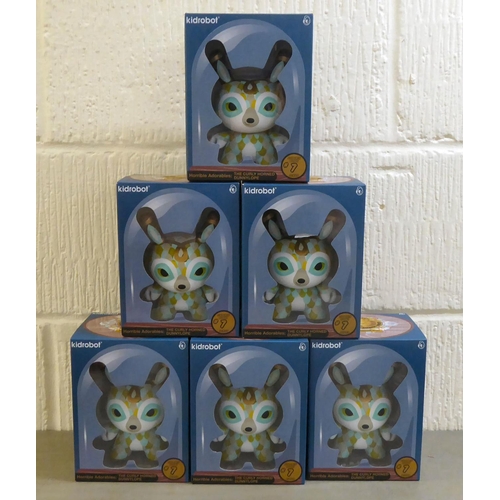 103 - Six as new 'Kidrobot - The Curly Horned Dunnylope' from The Horribe Adorables series  5