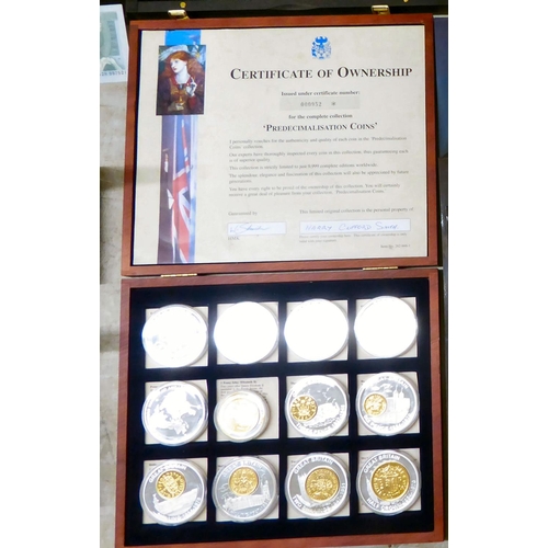 115 - Uncollated proof coins: to include The Famous Coin Collection