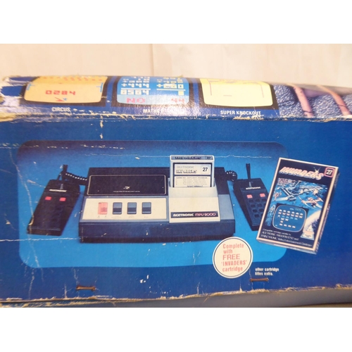 15 - An Acetronic MPU 2000 television entertainment system; and a Binatone Master MK4 television game  bo... 