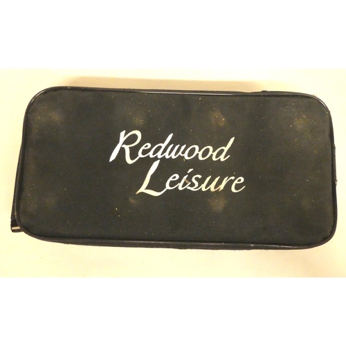 155 - A cased set of Redwood Leisure French boulles