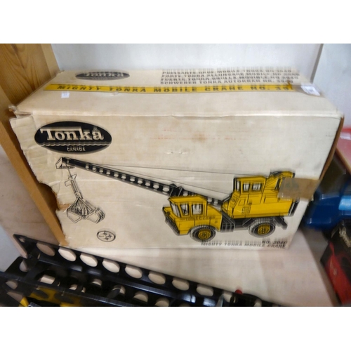 16 - Toys and games: to include a Tonka mobile crane  boxed