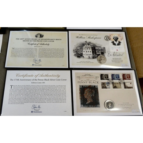 198 - Non precious metal struck proof coins: to include an incomplete historic coins of Great Britain seri... 