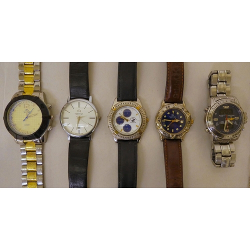 200 - Wristwatches, variously cased and strapped; and items of personal ornament