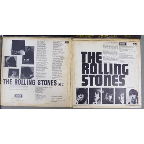 207 - 45rpm singles and vinyl albums by The Beatles and Rolling Stones