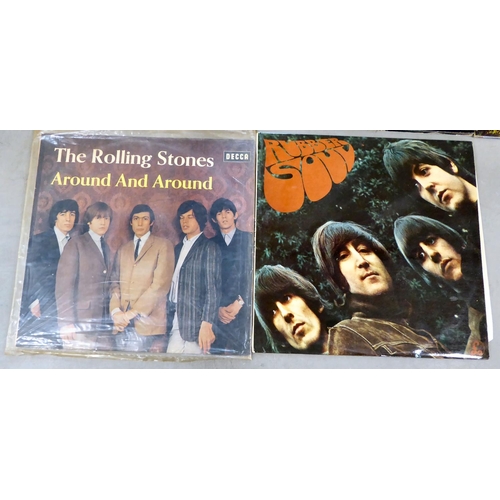 207 - 45rpm singles and vinyl albums by The Beatles and Rolling Stones