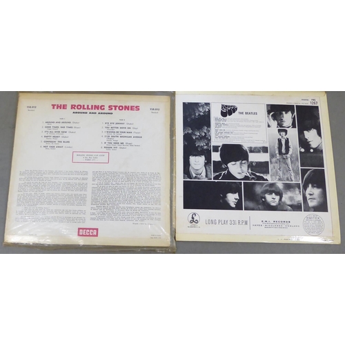 207 - 45rpm singles and vinyl albums by The Beatles and Rolling Stones