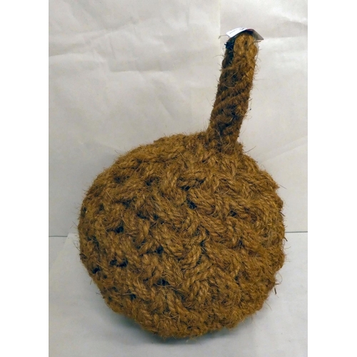 227 - A coir rope ball fender  10