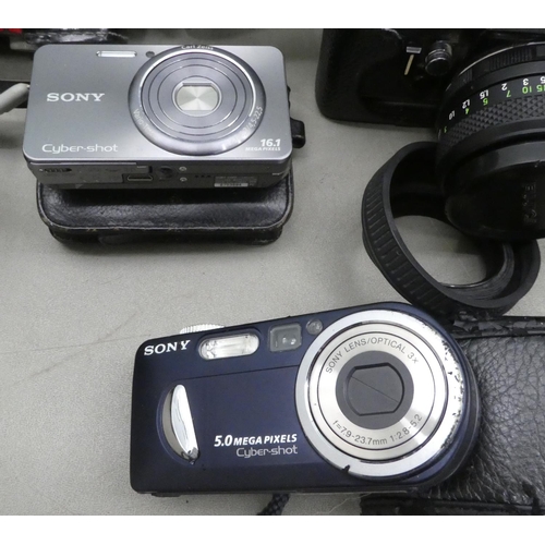 28 - Photographic equipment, viz. a Fujica ST 60SN camera; and a Haya lens