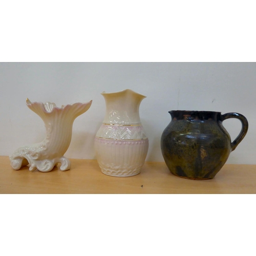 285 - Decorative pottery: to include a Denby stoneware vase  9