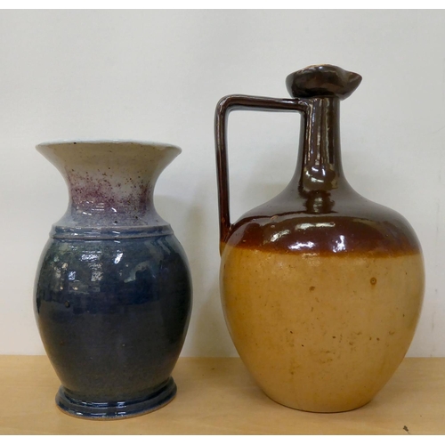 285 - Decorative pottery: to include a Denby stoneware vase  9