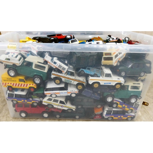 310 - Diecast model vehicles, Made in China, Dinky Toys Land Rover and others