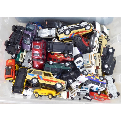 312 - Diecast model vehicles, Made in China, Dinky Toys Land Rover and others