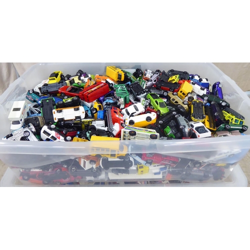 314 - Diecast model vehicles, mainly branded trucks, sports cars and convertibles, featuring several by Ma... 