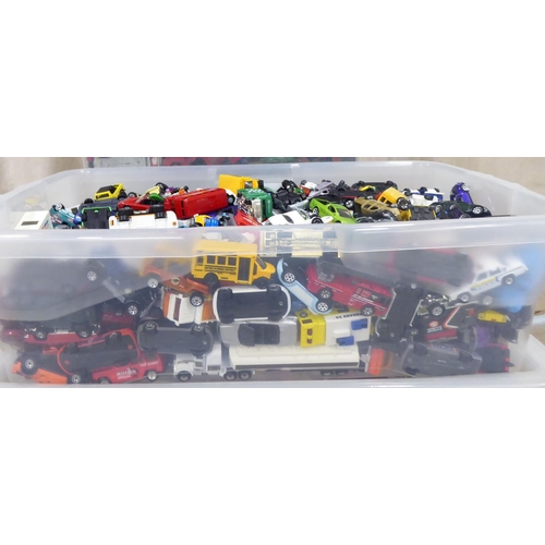 314 - Diecast model vehicles, mainly branded trucks, sports cars and convertibles, featuring several by Ma... 