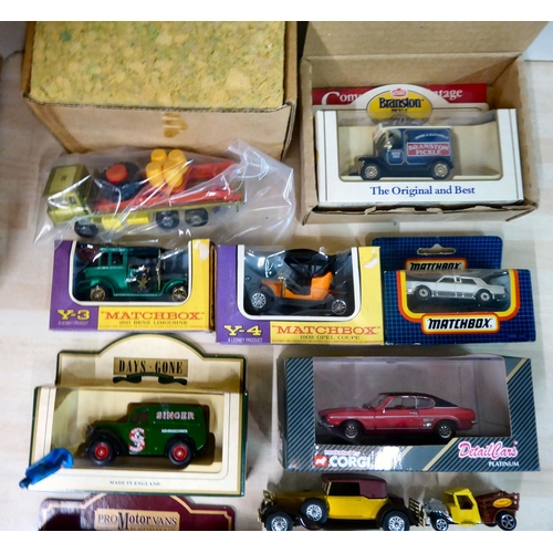 64 - Diecast model vehicles: to include a Matchbox K-30 Unimog and Compressor  boxed