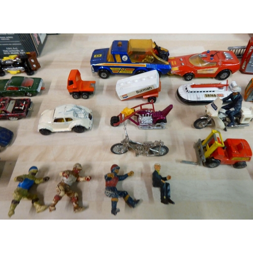 64 - Diecast model vehicles: to include a Matchbox K-30 Unimog and Compressor  boxed