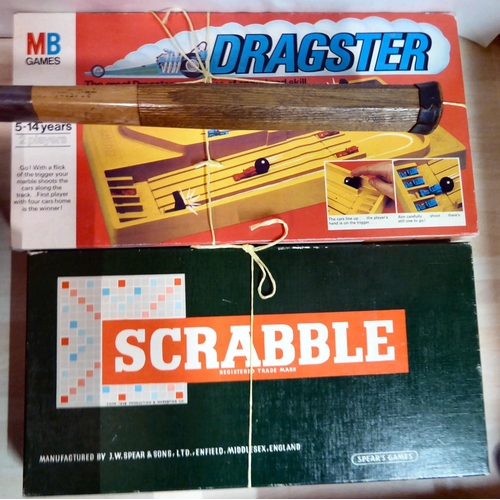 65 - Vintage toys and games: to include an MB Dragster game  boxed