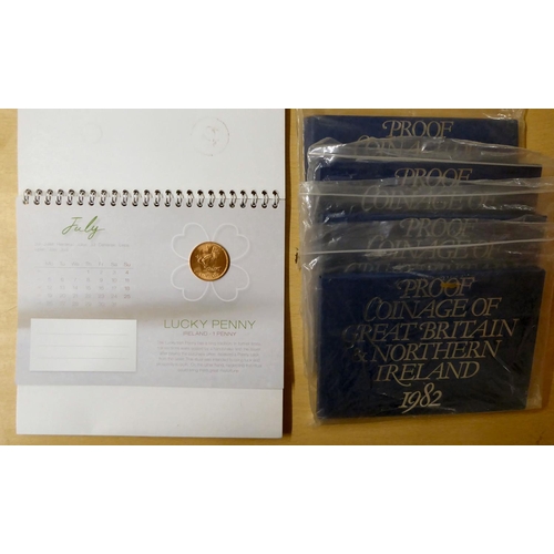 95 - Uncollated proof coins: to include the Twelve Days of Christmas Ten Pence Collection  boxed