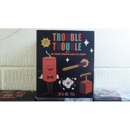 99 - Eight as new 'Trouble-Trouble' figurines by Dabsmyla, produced by Munky King