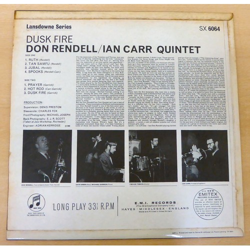 194 - A 1966 Don Rendell & Ian Carr 'Quintet Dusk Fire' Mono Edition 33.3rpm vinyl album