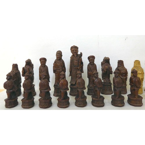 114 - Chess sets: to include a Chinese resin example