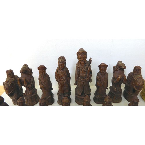 114 - Chess sets: to include a Chinese resin example