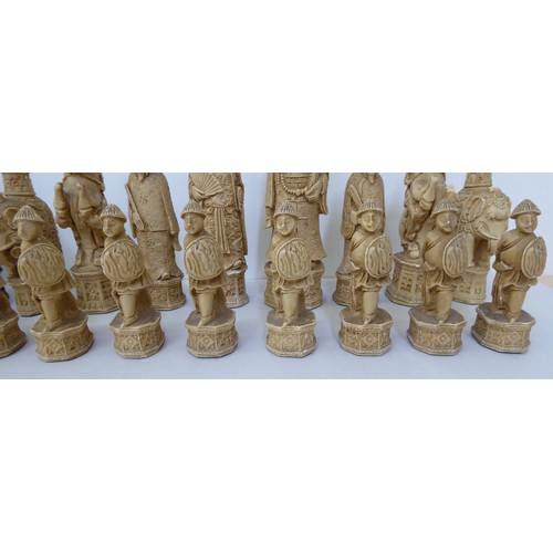 114 - Chess sets: to include a Chinese resin example