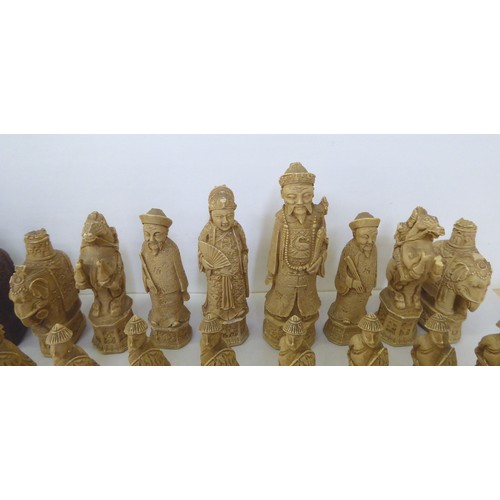 114 - Chess sets: to include a Chinese resin example