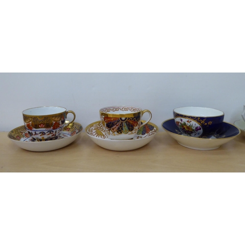 129 - Ceramics: to include a Spode china Imari style, decorated cup and saucer 