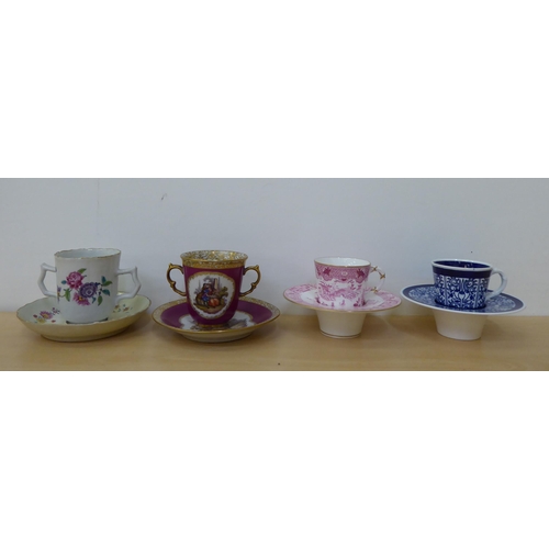 129 - Ceramics: to include a Spode china Imari style, decorated cup and saucer 