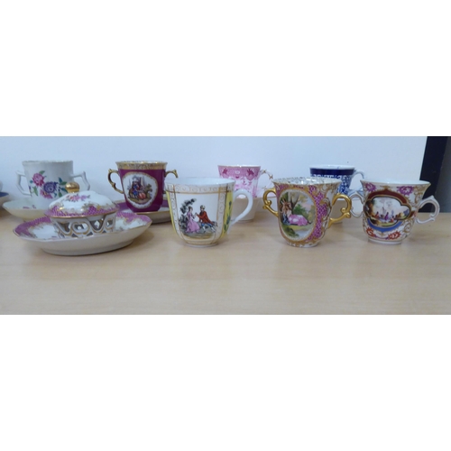 129 - Ceramics: to include a Spode china Imari style, decorated cup and saucer 