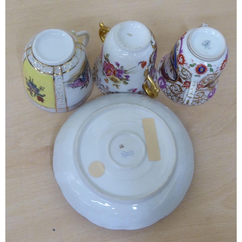 129 - Ceramics: to include a Spode china Imari style, decorated cup and saucer 