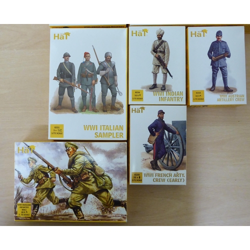 166 - 1/72 scale model figures, Great War and later: to include World War II American soldiers by Strelets... 