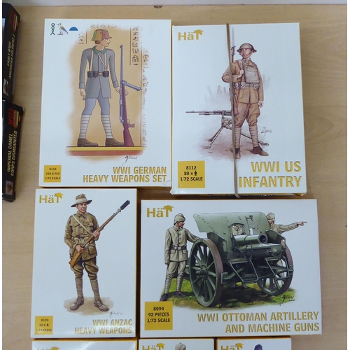 166 - 1/72 scale model figures, Great War and later: to include World War II American soldiers by Strelets... 