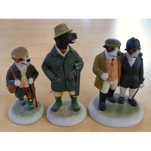 17 - Five Country Companions composition figures by Robert Harrop Designs  all approx. 5