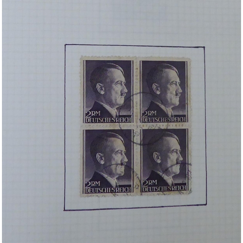 171 - Album collections of postage stamps: to include Basutoland, United States of America and Germany