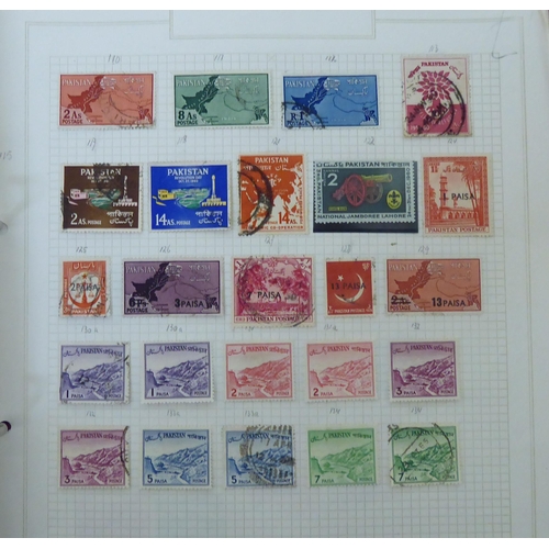 171 - Album collections of postage stamps: to include Basutoland, United States of America and Germany