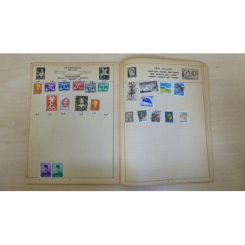 172 - Album collections of postage stamps: to include Equatorial France, Egypt and Canada