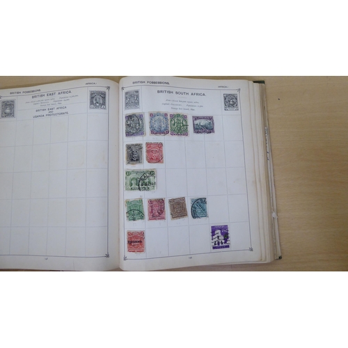 172 - Album collections of postage stamps: to include Equatorial France, Egypt and Canada