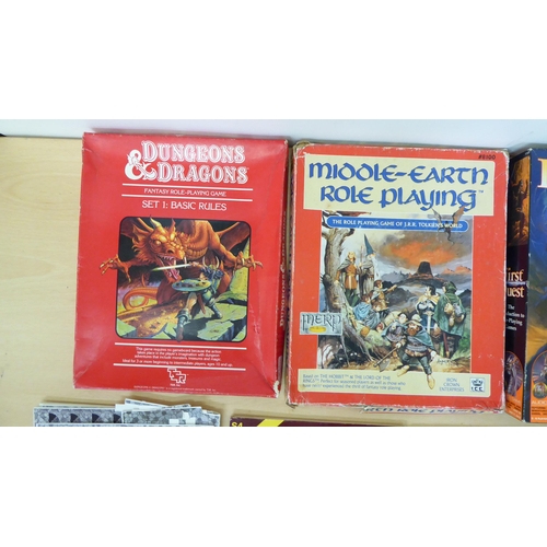 173 - Wargame and role-playing game ephemera: to include 'The Advanced Dungeons & Dragons Masters Guid... 