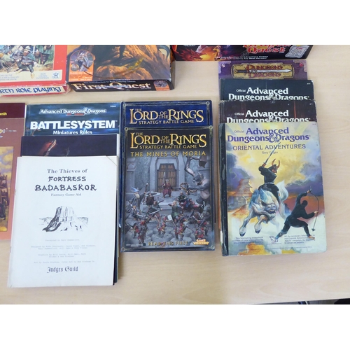 173 - Wargame and role-playing game ephemera: to include 'The Advanced Dungeons & Dragons Masters Guid... 