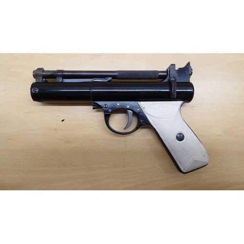 214 - A Webley & Scott Ltd Premier Mk.II air pistol  cased