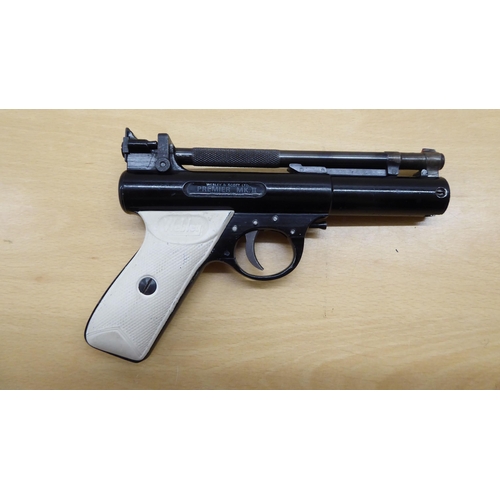 214 - A Webley & Scott Ltd Premier Mk.II air pistol  cased