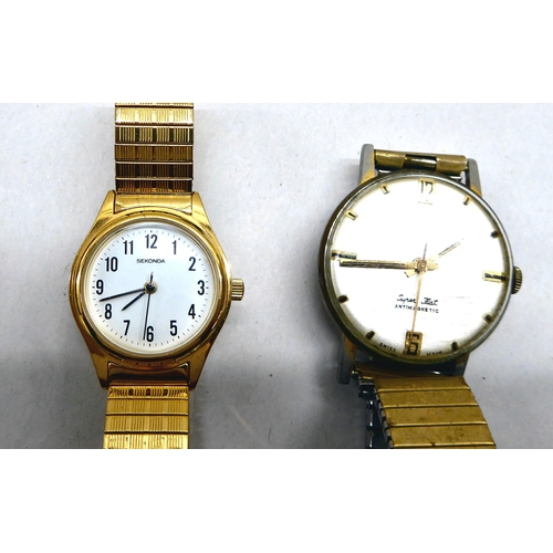 217 - Variously cased and strapped wristwatches 