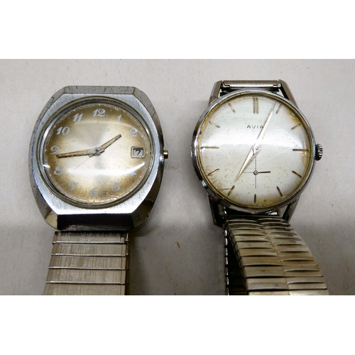 217 - Variously cased and strapped wristwatches 