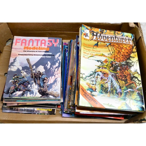 224 - Approximately eighty-five circa 1970/80s uncollated Wargaming and Role Playing Games magazines: to i... 