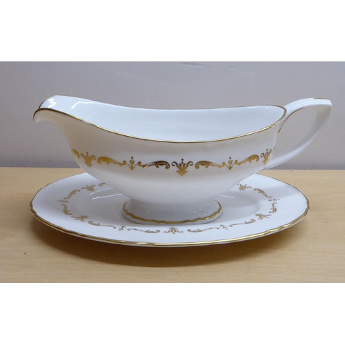 244 - Royal Worcester fine bone china Gold Chantilly pattern tableware