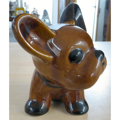 4 - A Bourne Denby pottery model, French bulldog  6