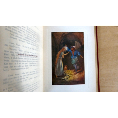 71 - Books: 'Faust' by Goethe, translated by Abraham Howard with printed illustrations by Willy Pogany; a... 