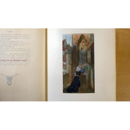 71 - Books: 'Faust' by Goethe, translated by Abraham Howard with printed illustrations by Willy Pogany; a... 